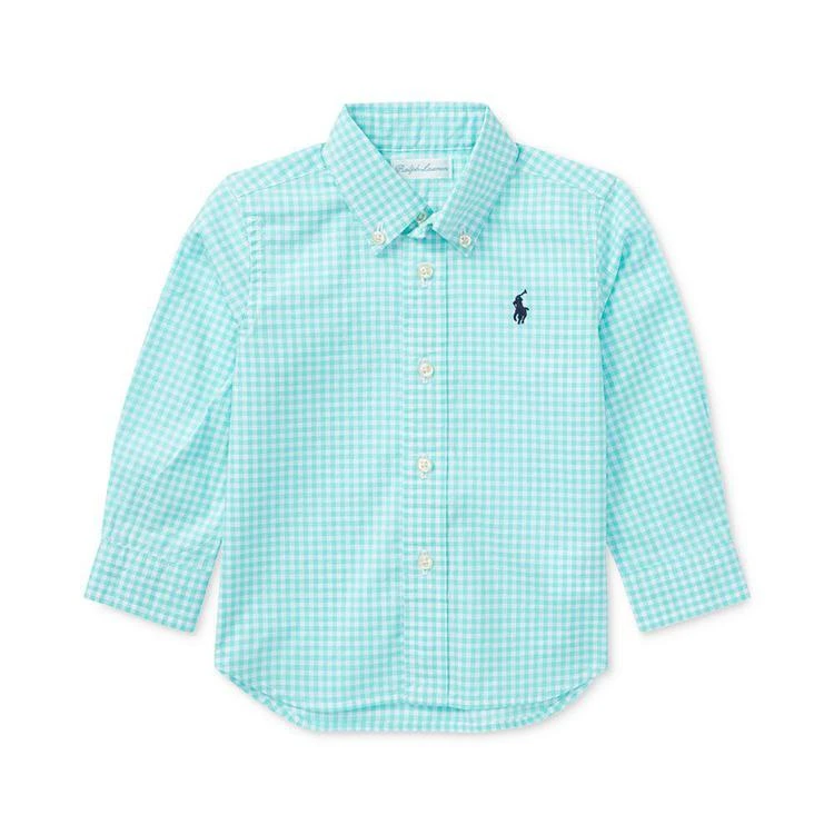 商品Ralph Lauren|Ralph Lauren Cotton Gingham Shirt, Baby Boys,价格¥195,第1张图片