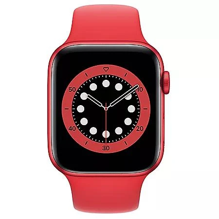 商品Apple|Apple Watch Series 6 44MM GPS PRODUCT(RED) Aluminum Case with PRODUCT(RED) Sport Band,价格¥3027,第2张图片详细描述