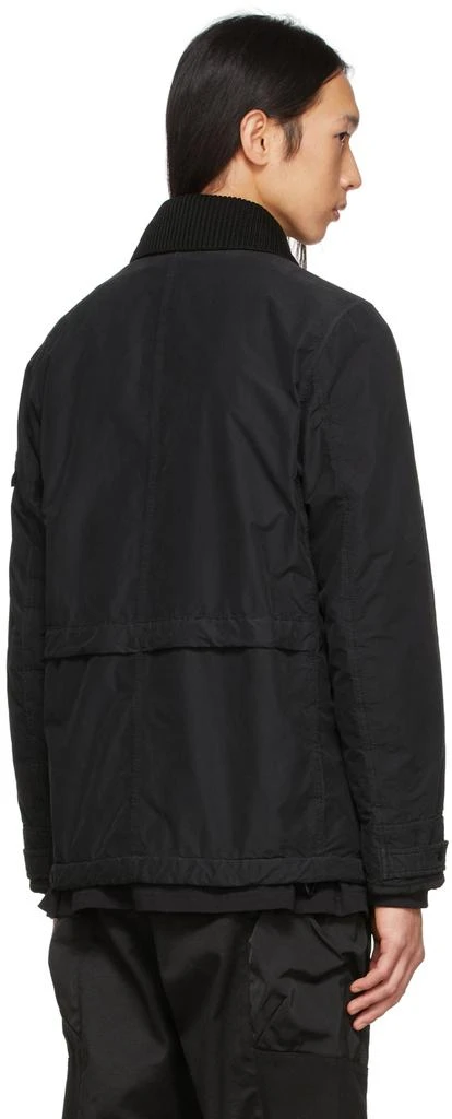 商品Stone Island|Black Micropile David Light-TC Coat,价格¥6379,第3张图片详细描述