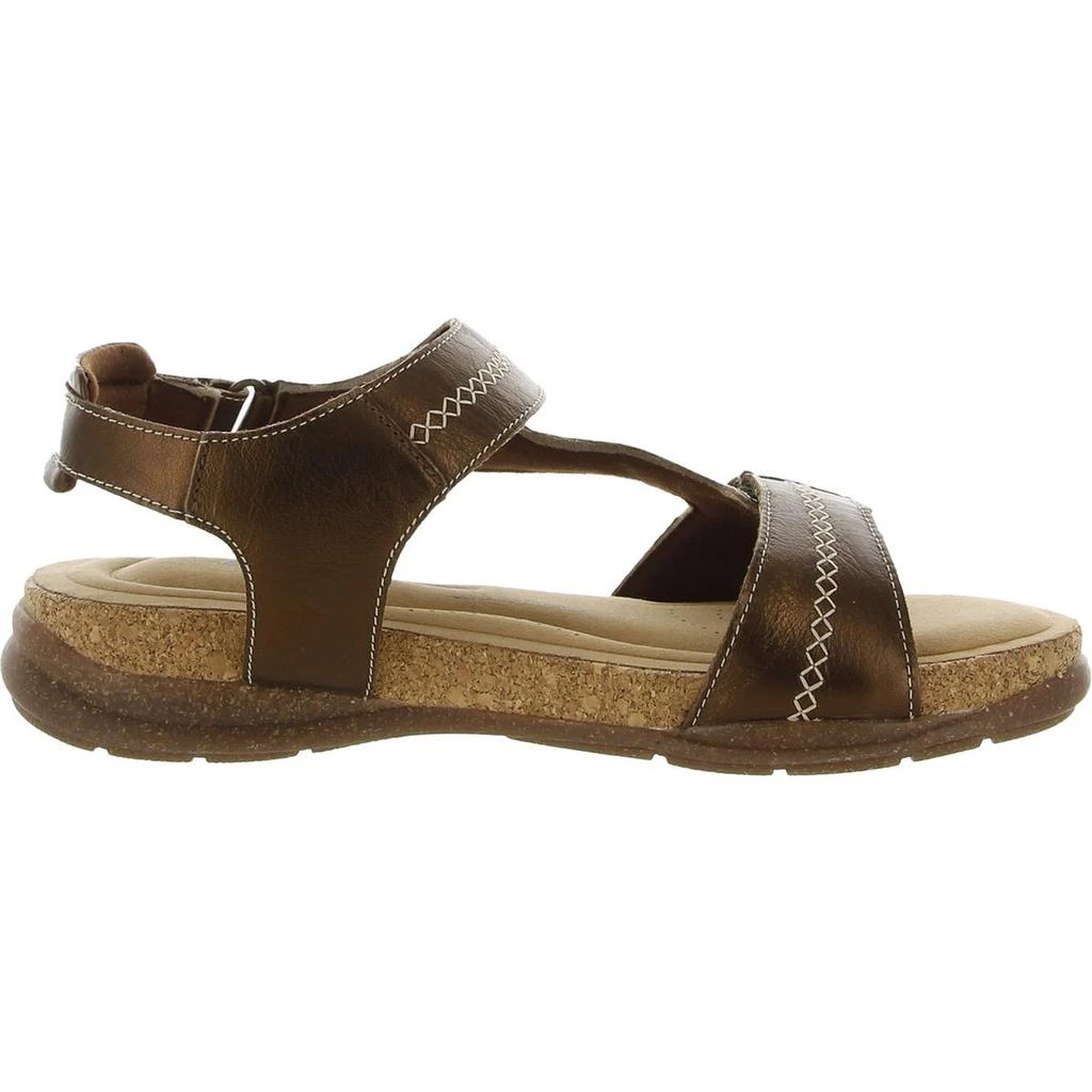 商品Clarks|Clarks Womens Roseville Mae Leather Open Toe Sport Sandals,价格¥233-¥331,第5张图片详细描述