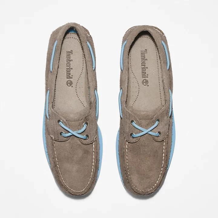 商品Timberland|Timberland® 2-Eye Classic Boat Shoe for Men in Medium Grey,价格¥553,第2张图片详细描述