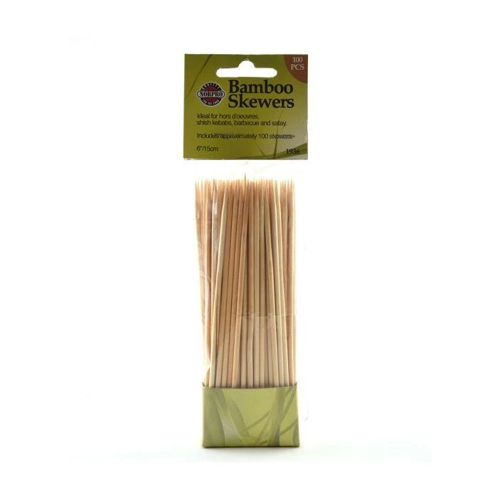 商品Norpro|6-Inch Bamboo Skewers, Set of 100,价格¥64,第5张图片详细描述