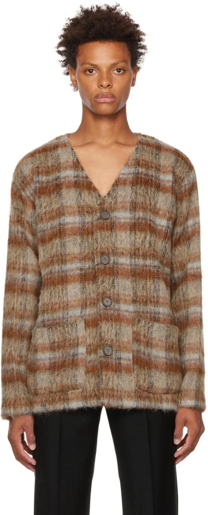 商品Our Legacy|Brown Check Cardigan,价格¥2423,第1张图片