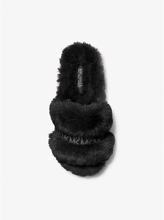 商品Michael Kors|Scarlett Faux Fur Slide Sandal,价格¥218,第3张图片详细描述