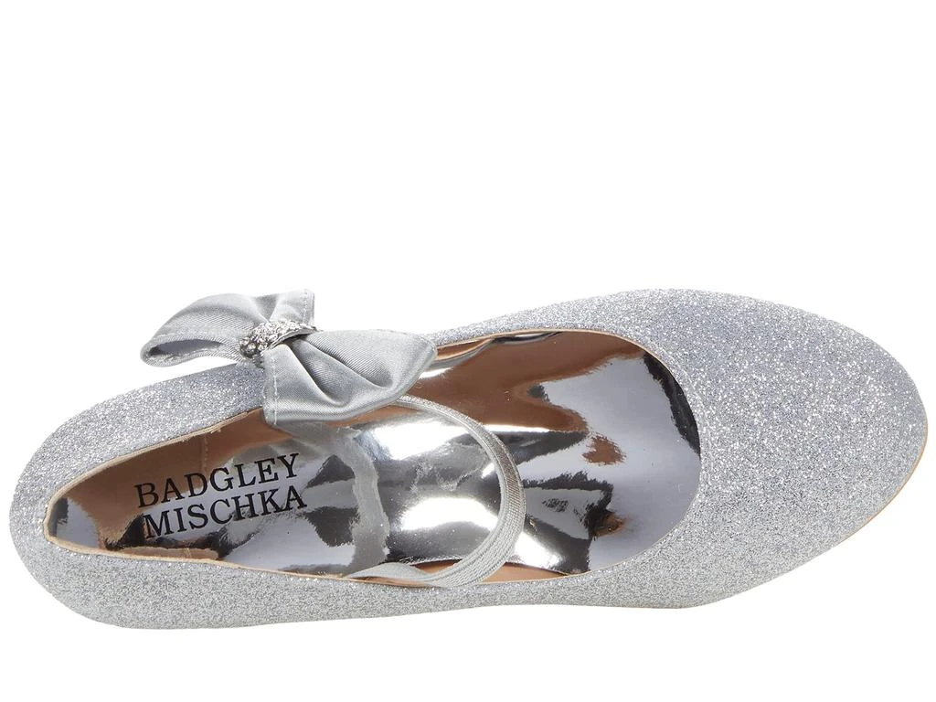 商品Badgley Mischka|Janelle Glitter Pump (Little Kid/Big Kid),价格¥487,第2张图片详细描述