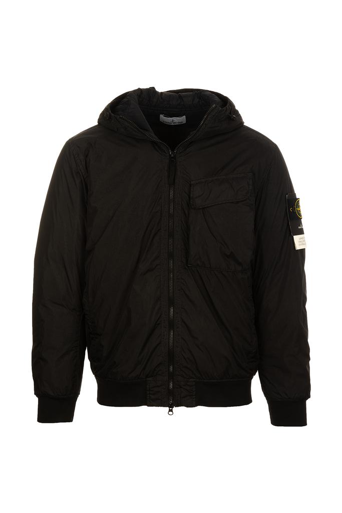 Stone Island Coats Black商品第1张图片规格展示