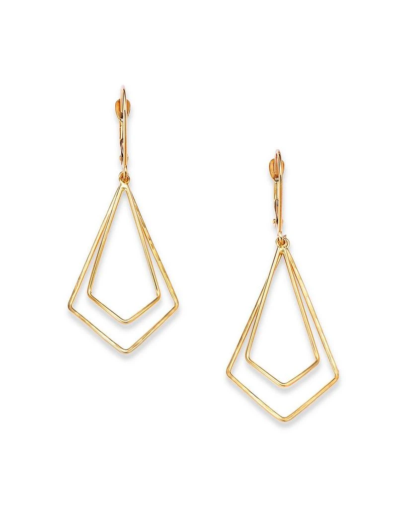 商品Bloomingdale's|Geometric Dangle Drop Earrings in 14K Yellow Gold,价格¥1986,第1张图片