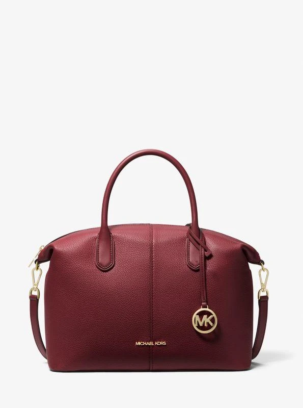 商品Michael Kors|Hyde Large Pebbled Leather Satchel,价格¥739,第1张图片