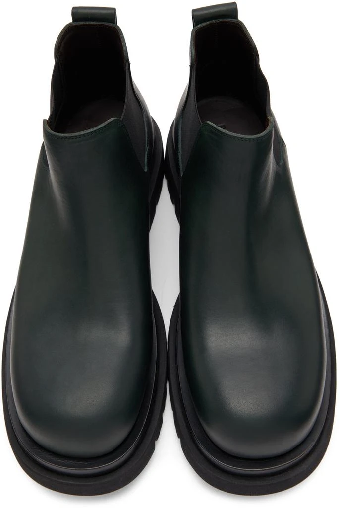 商品Bottega Veneta|Green Low 'The Lug' Chelsea Boots,价格¥9848,第5张图片详细描述