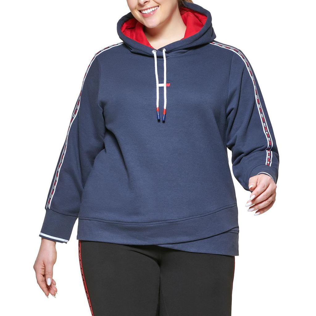 Tommy Hilfiger Sport Womens Plus Comfy Cozy Hoodie商品第1张图片规格展示