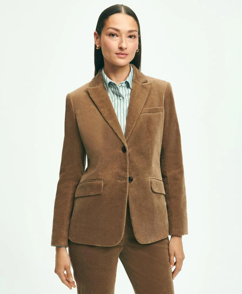 商品Brooks Brothers|Stretch Cotton Corduroy Jacket,价格¥1239,第1张图片