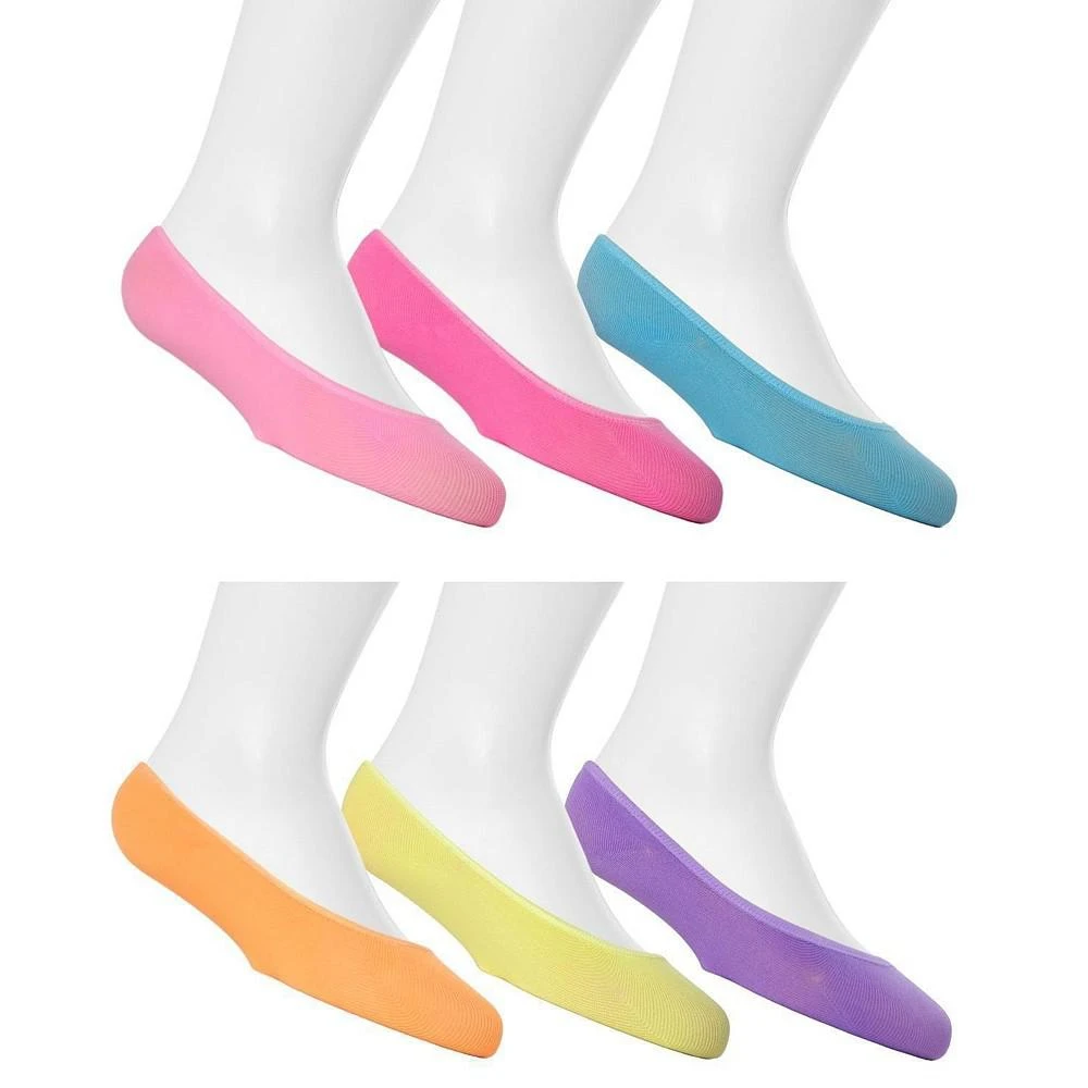 商品Memoi|6 Pairs Girl's Microfiber Liner Socks,价格¥130,第2张图片详细描述