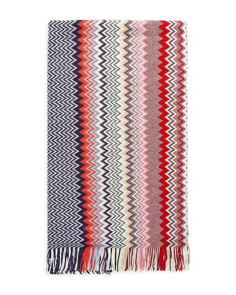 商品Missoni|Striped Fringe Wool Scarf,价格¥2100,第1张图片