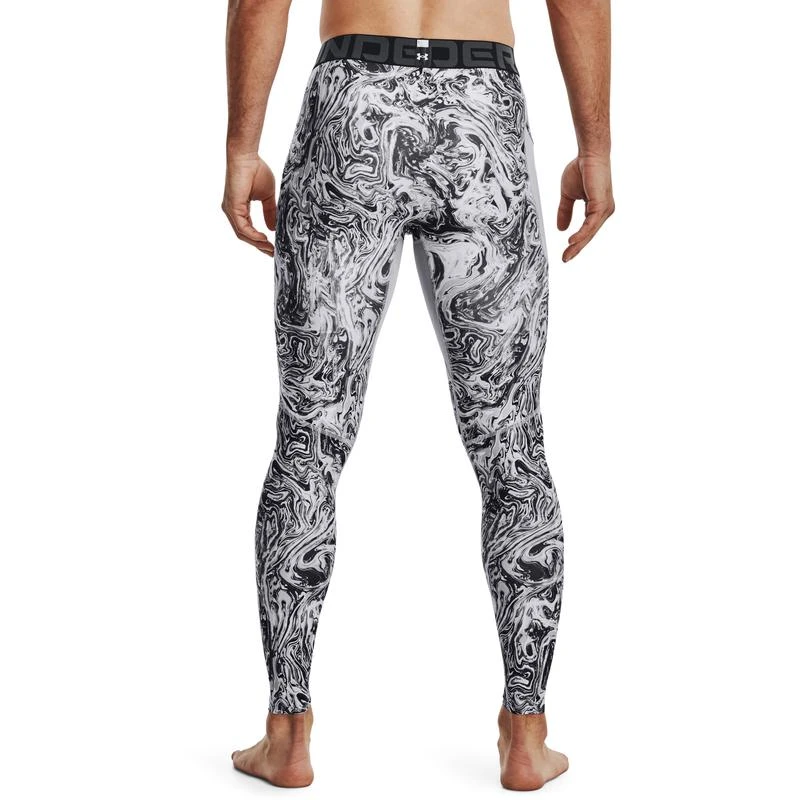 商品Under Armour|Under Armour Heatgear Armour Printed Compression Tights - Men's,价格¥296,第2张图片详细描述