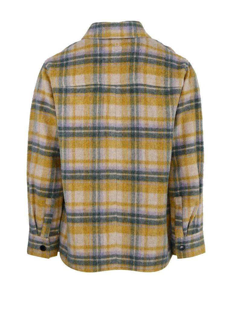 商品Isabel Marant|Isabel Marant Gervon Checked Buttoned Jacket,价格¥1919-¥2341,第2张图片详细描述