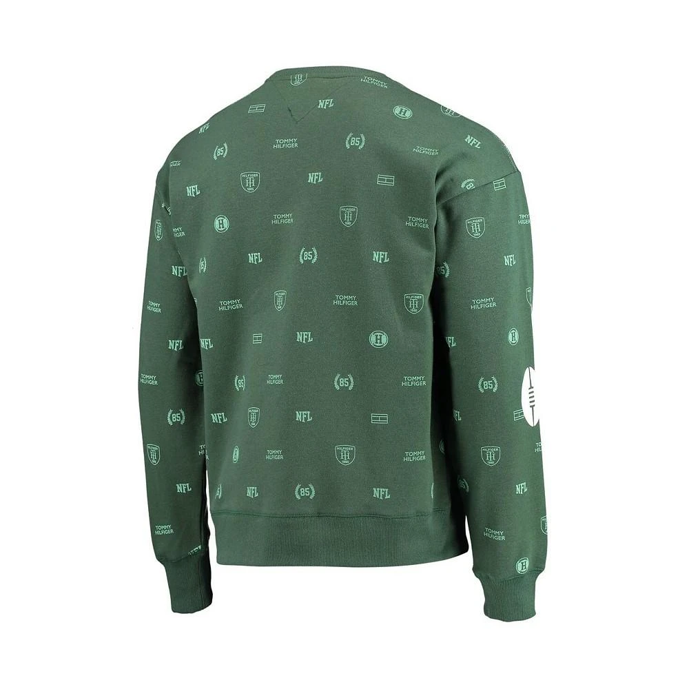 商品Tommy Hilfiger|Men's Green New York Jets Reid Graphic Pullover Sweatshirt,价格¥484,第4张图片详细描述