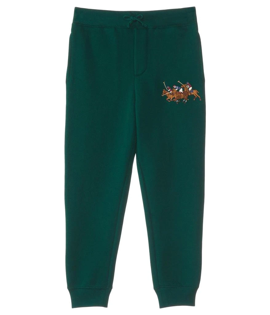 商品Ralph Lauren|Triple-Pony Fleece Jogger Pants (Toddle/Little Kids),价格¥194,第1张图片