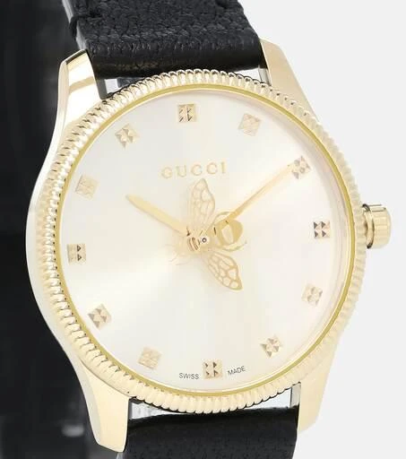 商品Gucci|G-Timeless 29mm皮革手表,价格¥11654,第4张图片详细描述