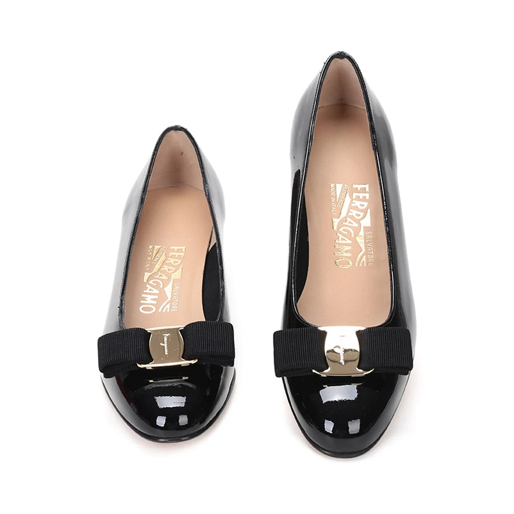 SALVATORE FERRAGAMO 黑色女士高跟鞋 0574572 商品