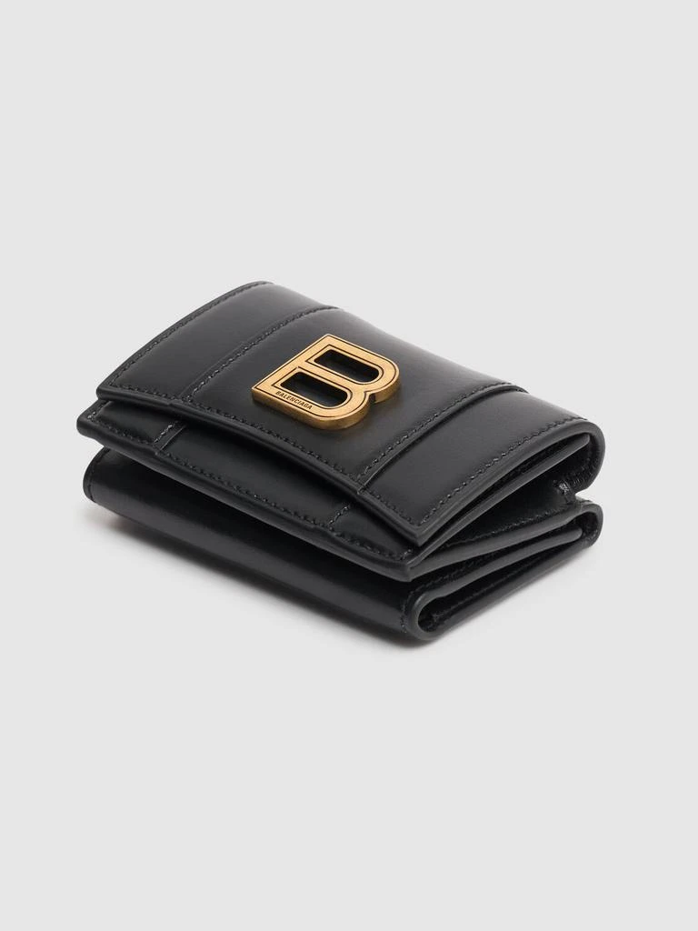 商品Balenciaga|Mini Hourglass Smooth Leather Wallet,价格¥4217,第1张图片详细描述