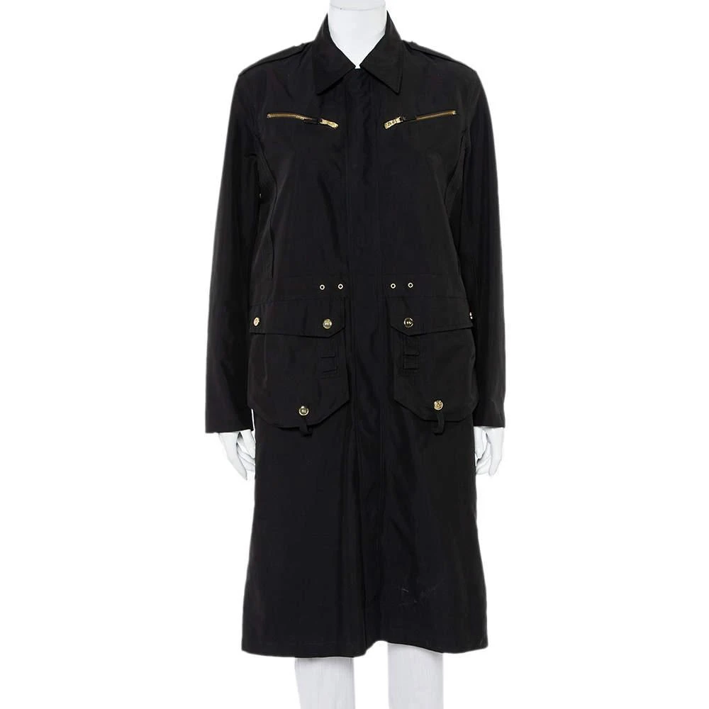 商品[二手商品] Ralph Lauren|Ralph Lauren Collection Black Synthetic Zip Front Utility Coat M,价格¥2191,第1张图片