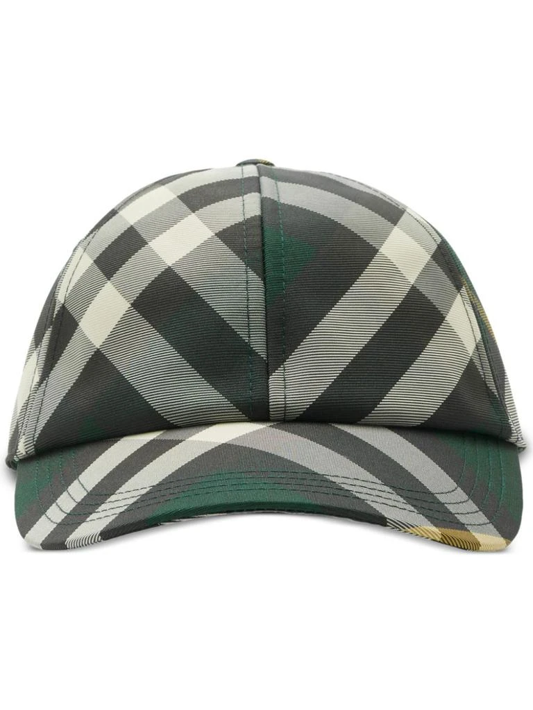 商品Burberry|BURBERRY - Check Baseball Cap,价格¥3648,第1张图片