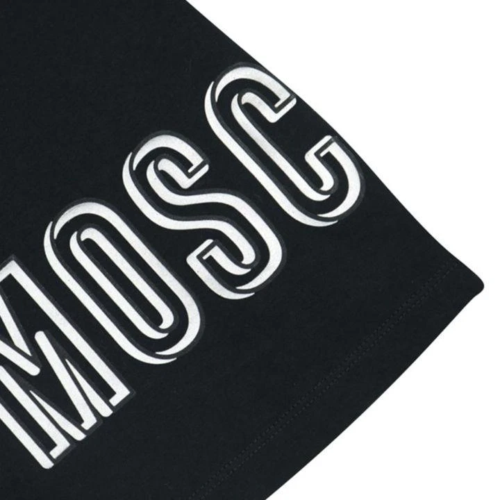 商品Moschino|Black Wrap Around Logo T Shirt,价格¥232,第2张图片详细描述