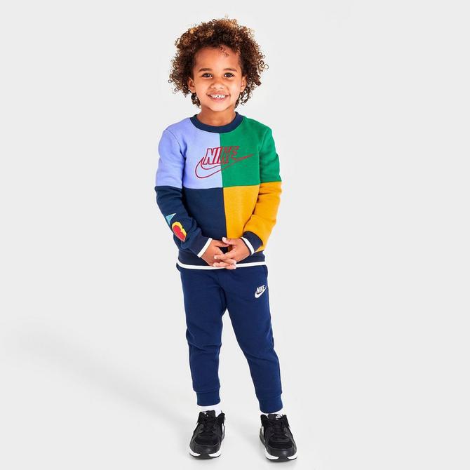 Kids' Toddler Nike Amplify Fleece Crewneck Sweatshirt商品第2张图片规格展示
