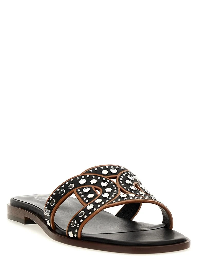 商品Tod's|Maxi Catena Sandals Black,价格¥3198,第2张图片详细描述