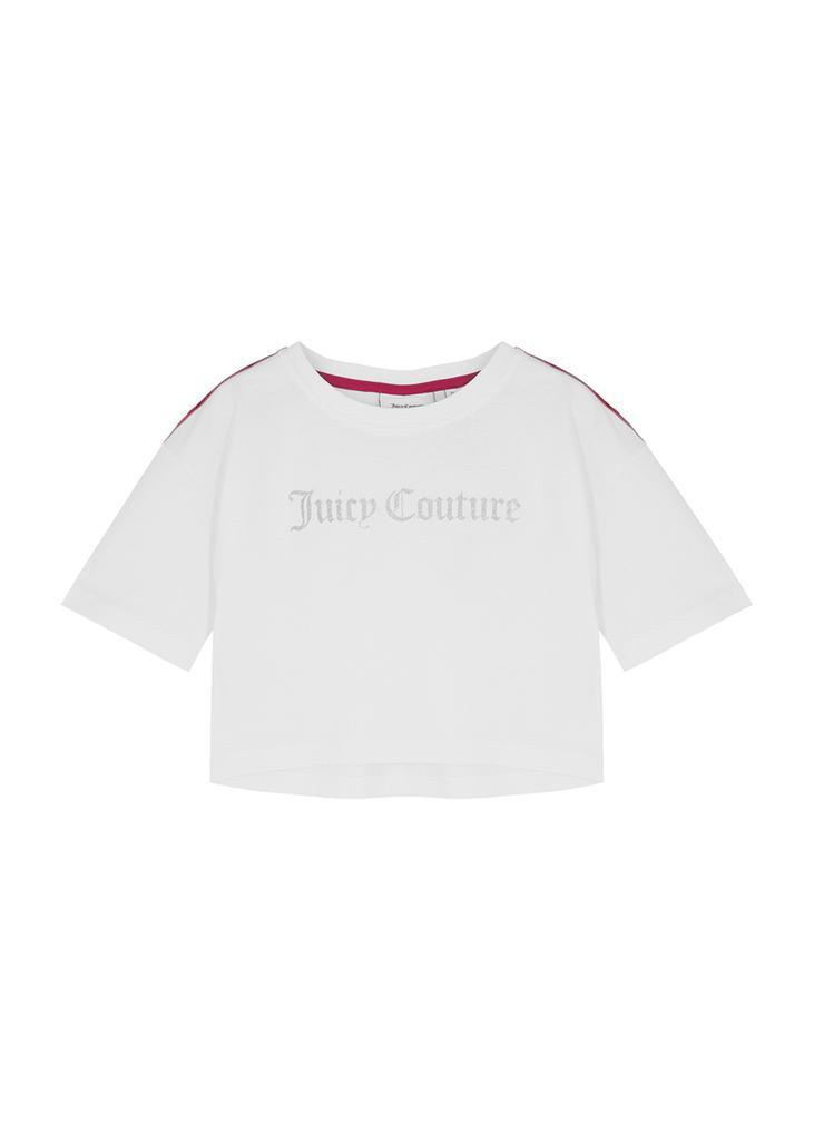 商品Juicy Couture|KIDS White logo cotton T-shirt (3-7 years),价格¥206,第1张图片