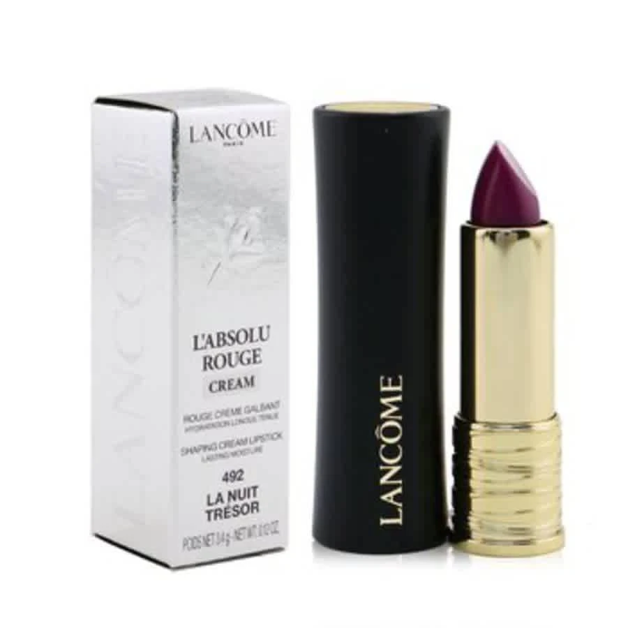 商品Lancôme|Ladies L'Absolu Rouge Lipstick 0.12 oz # 492 La Nuit Tresor Makeup 3614273307741,价格¥344,第2张图片详细描述