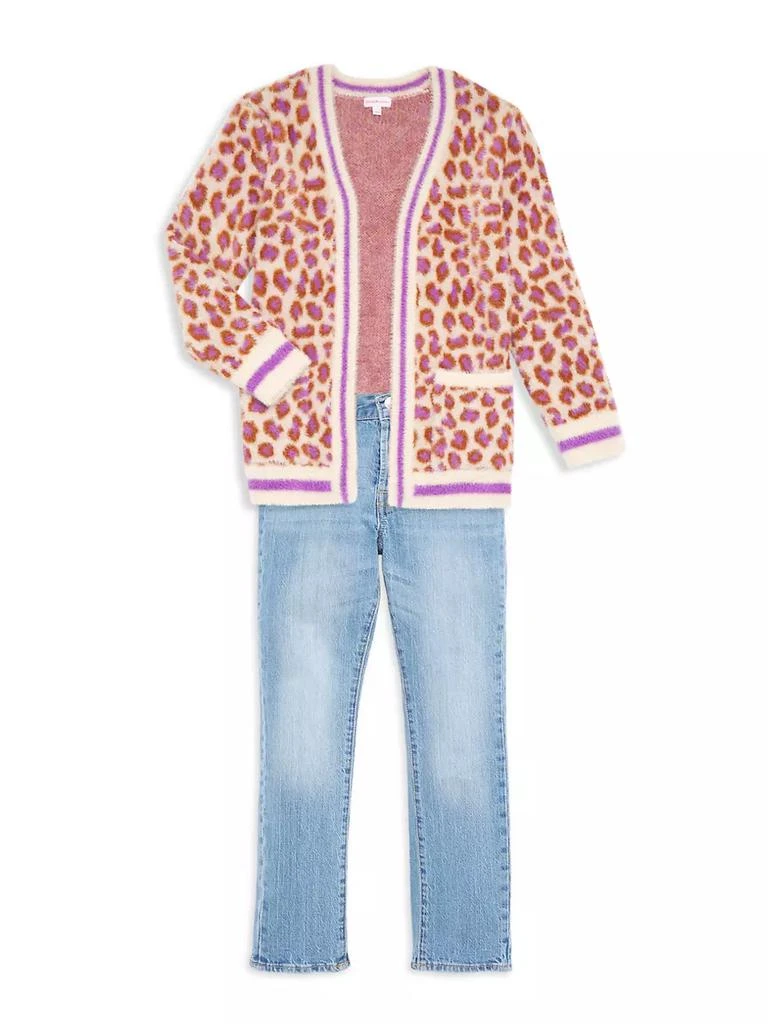 商品Design History|Little Girl's Animal-Print Open-Front Cardigan,价格¥280,第2张图片详细描述