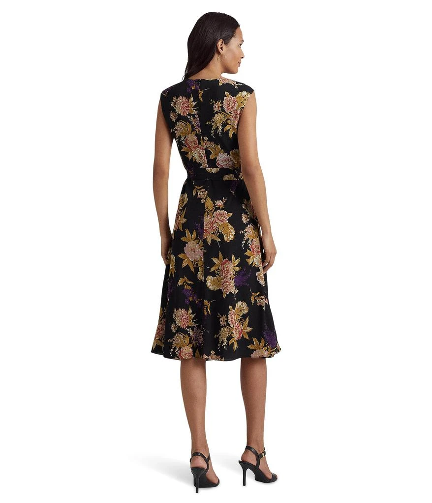 商品Ralph Lauren|Floral Bubble Crepe Cap-Sleeve Dress,价格¥1093,第2张图片详细描述