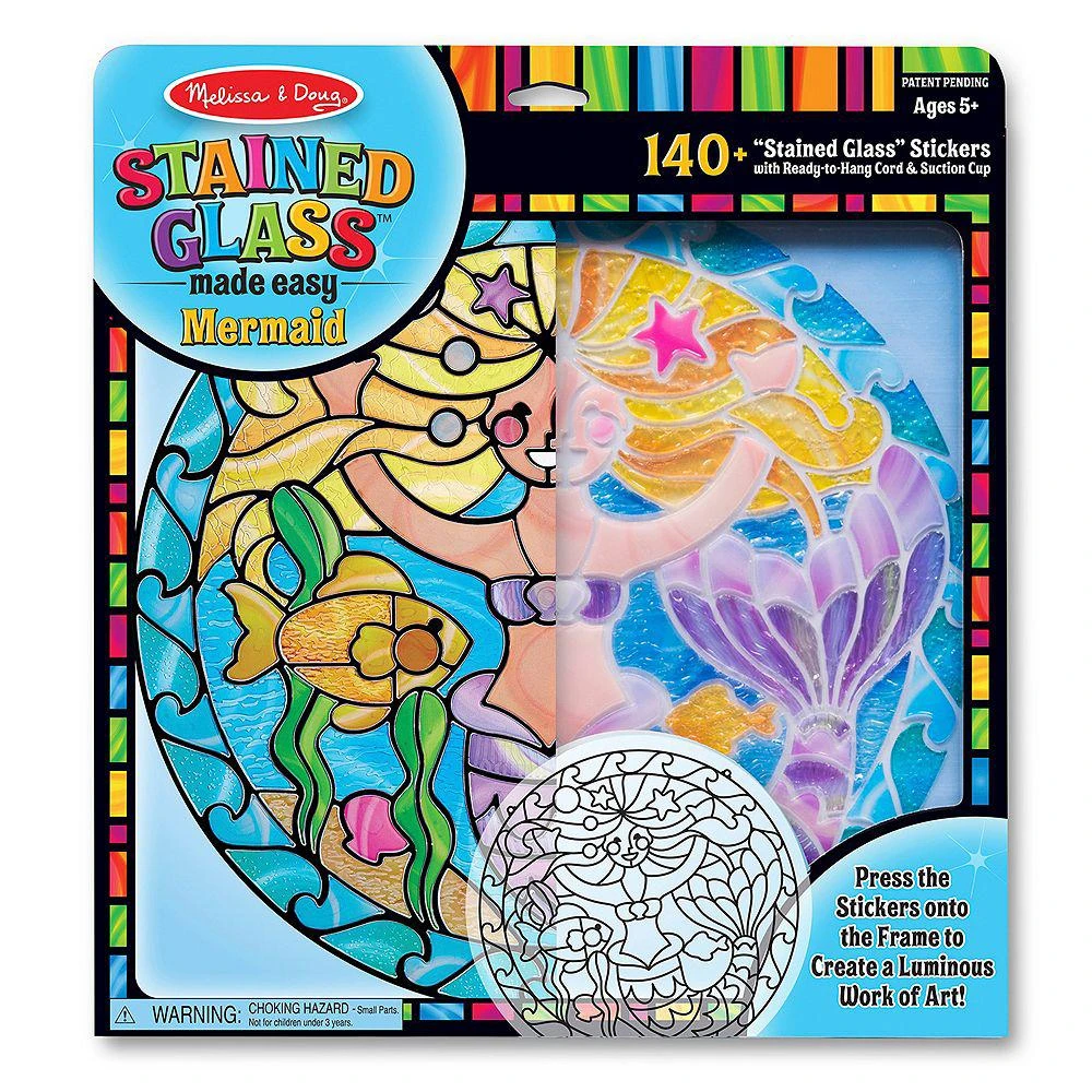 Mermaid Stained Glass Sticker Craft - Ages 5+ 商品