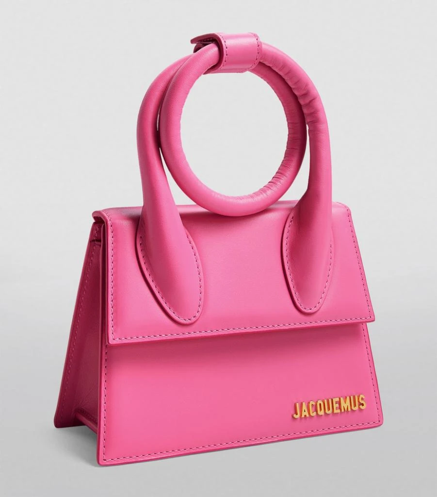 商品Jacquemus|Leather Le Chiquito Noeud Top-Handle Bag,价格¥6855,第3张图片详细描述