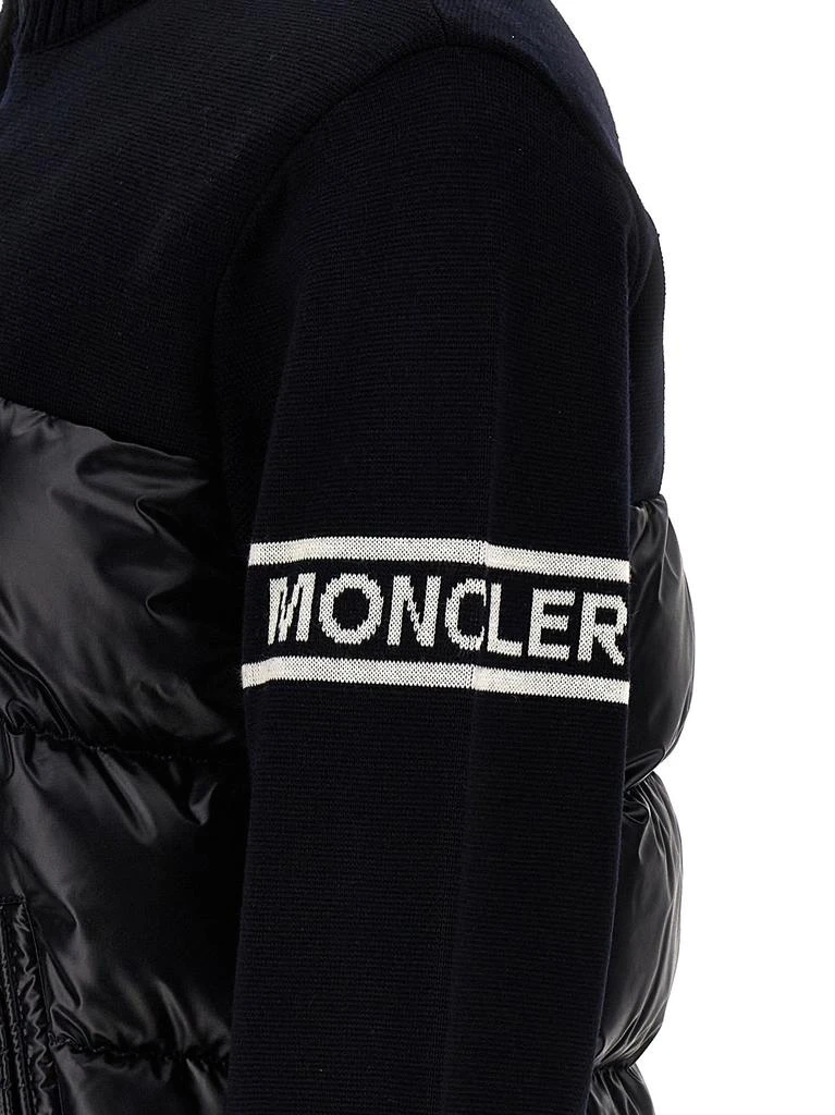 商品Moncler|Moncler Logo Detailed Zip-Up Padded Jacket,价格¥6145,第4张图片详细描述