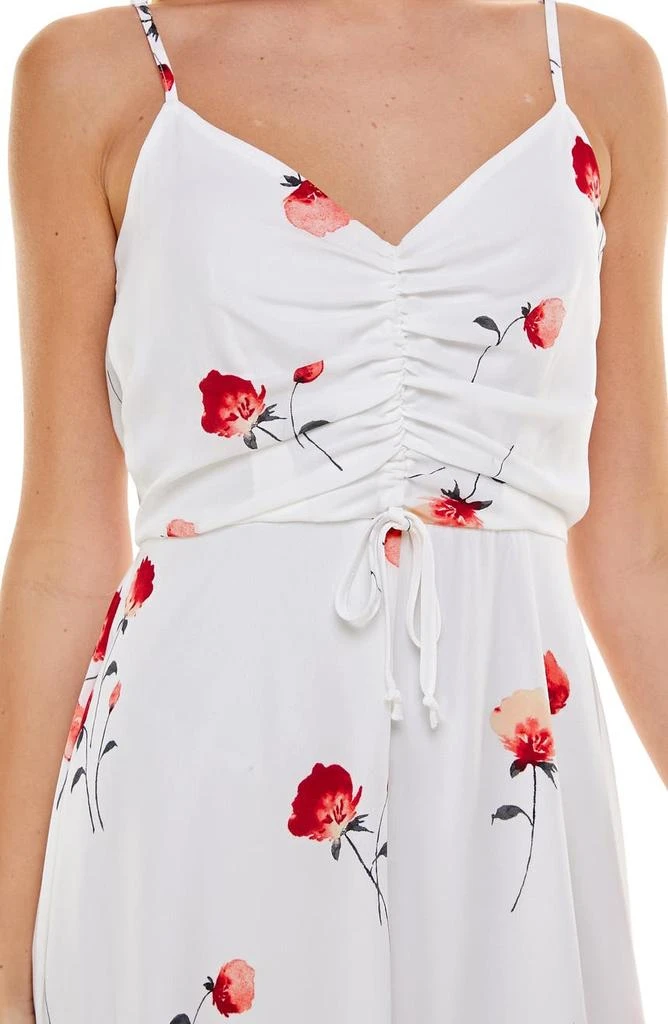 商品ROW A|Floral Handkerchief Hem Sleeveless Dress,价格¥237,第3张图片详细描述