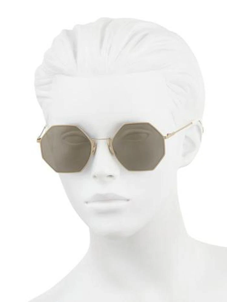 商品Fendi|53MM Geometric Metal Sunglasses,价格¥3495,第4张图片详细描述