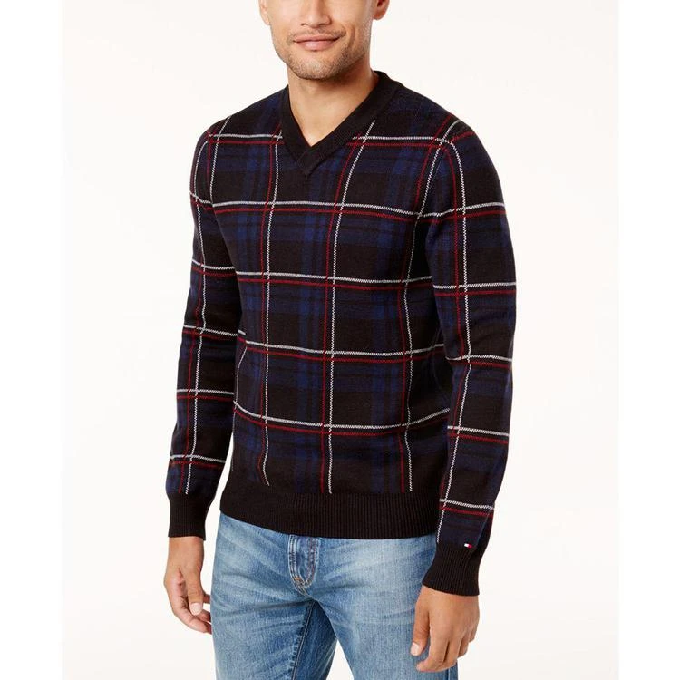 商品Tommy Hilfiger|Men's Pike Plaid Sweater,价格¥247,第1张图片