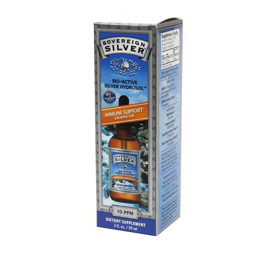 商品Sovereign Silver|Bio-Active Silver Hydrosol, Dropper-Top,价格¥60,第1张图片