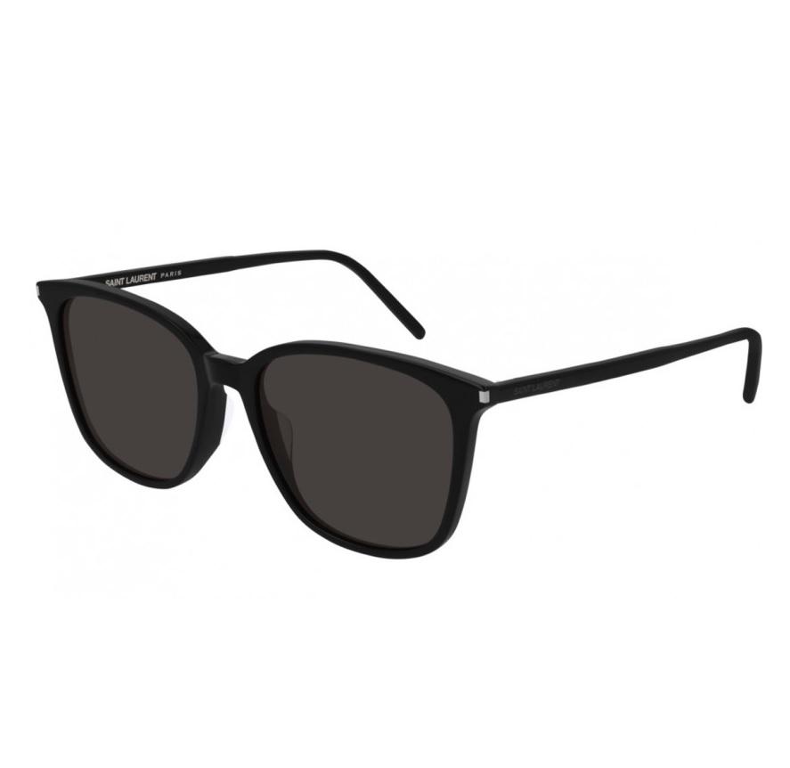 Saint Laurent Black Square Unisex Sunglasses SL 325 K 001 56商品第1张图片规格展示