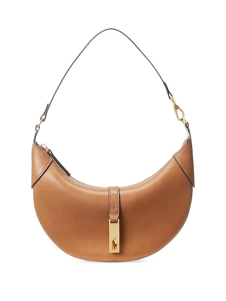 商品Ralph Lauren|Mini Polo ID Leather Shoulder Bag,价格¥3674,第1张图片