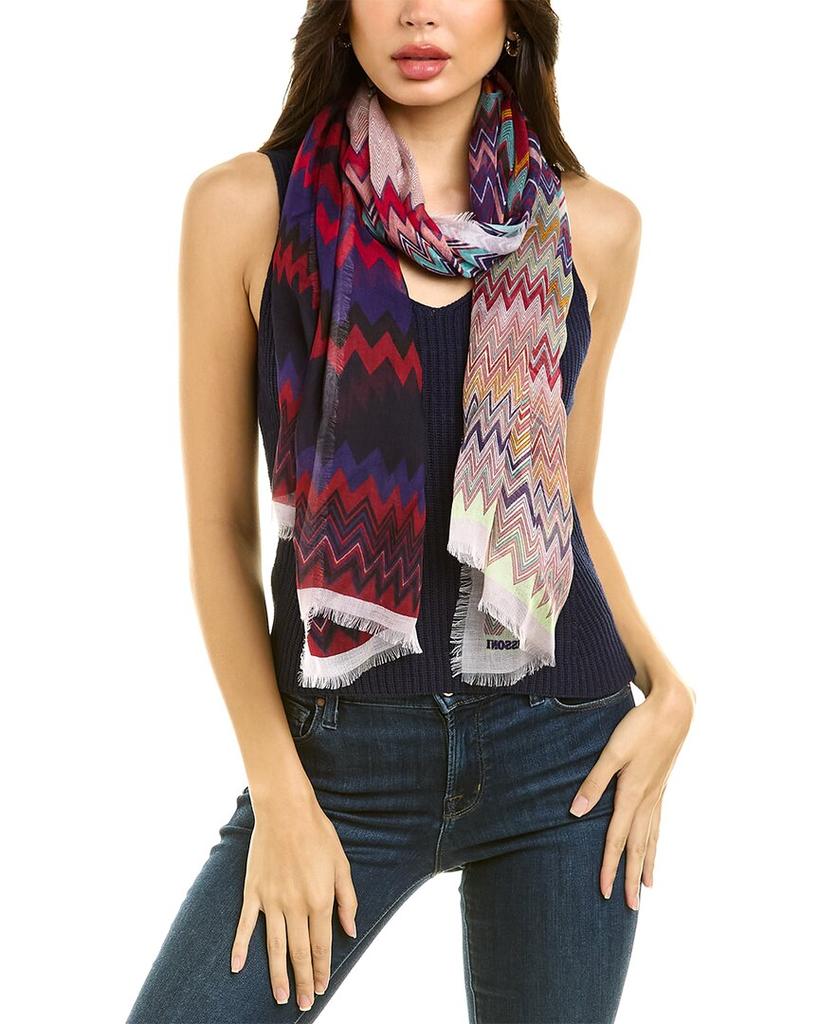 Missoni Silk-Blend Scarf商品第2张图片规格展示