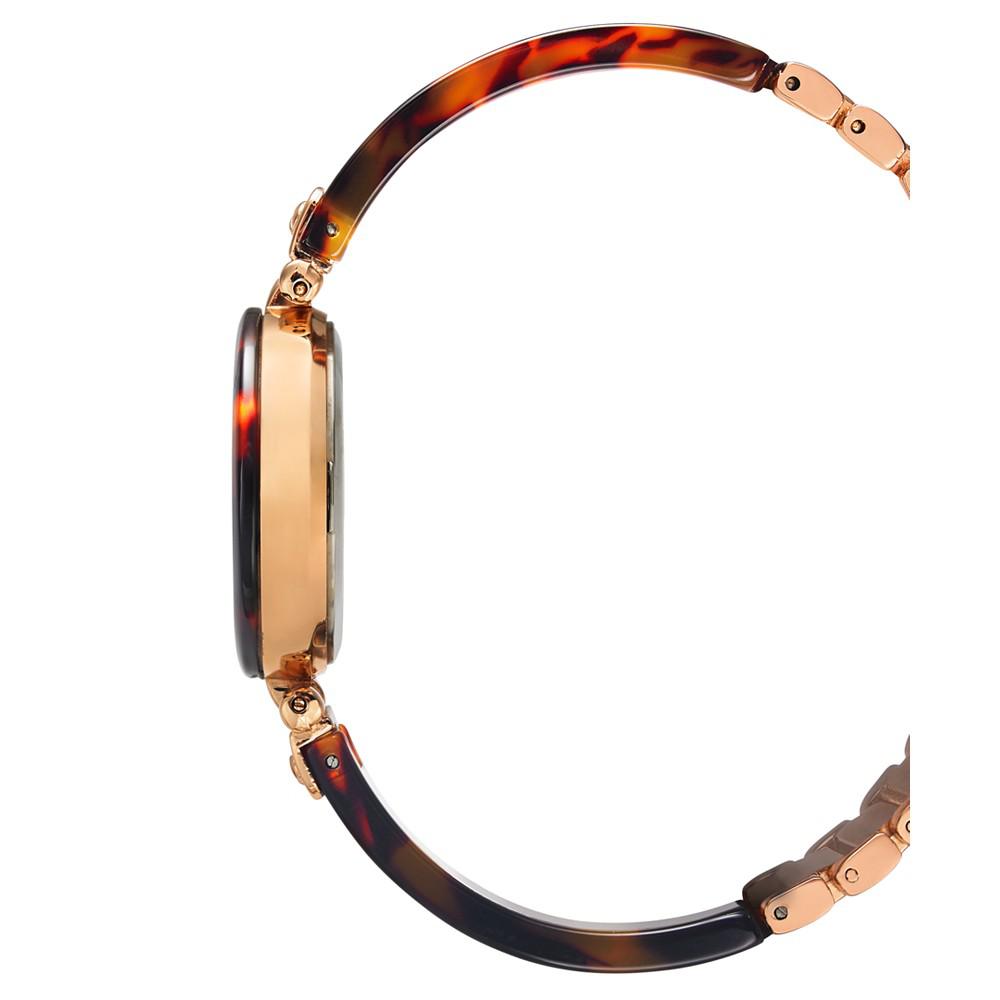 Women's Tort-Look Resin Bangle Bracelet Watch 30mm, Created for Macy's商品第2张图片规格展示