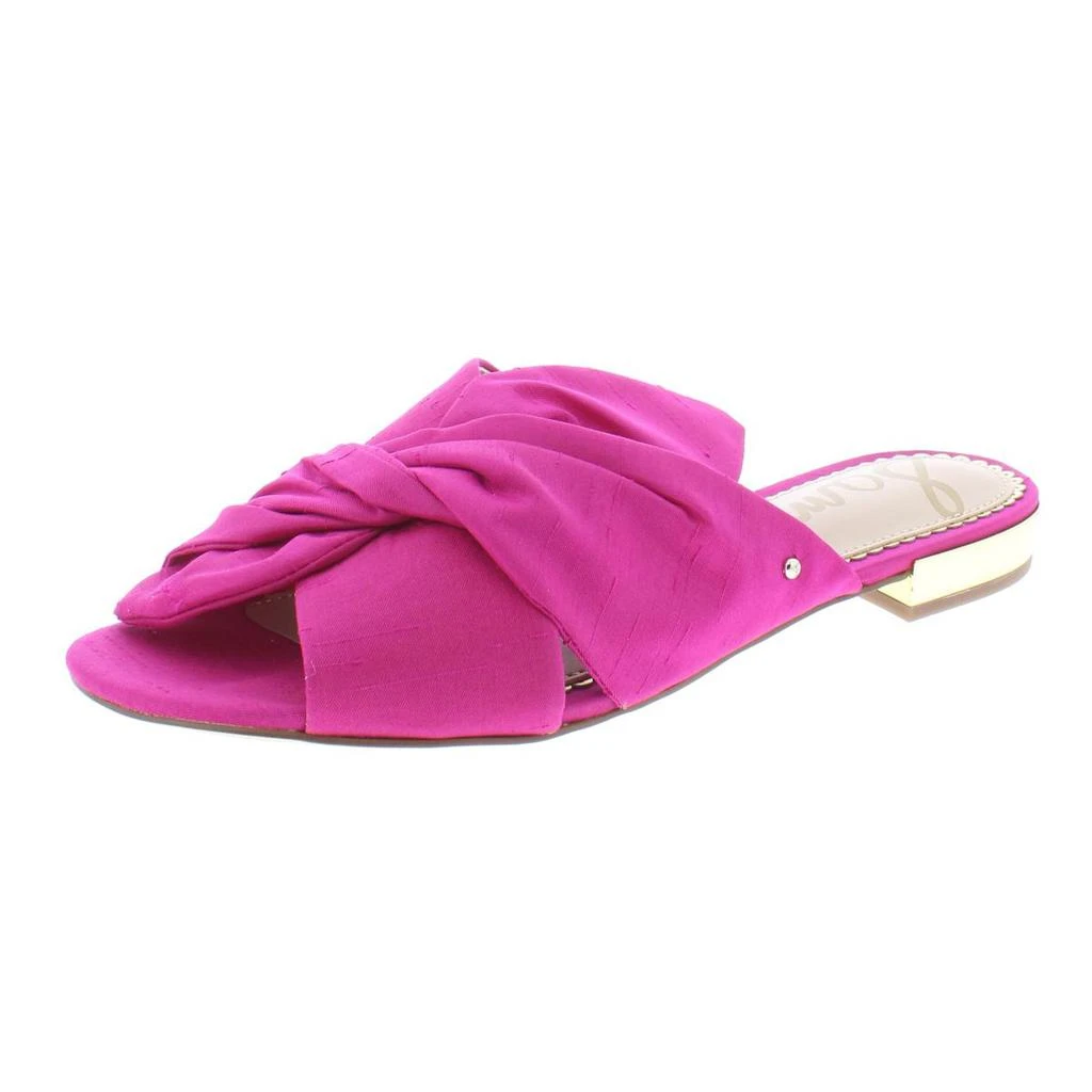 商品Sam Edelman|Sam Edelman Womens Darian Bow Slide Sandals,价格¥198,第2张图片详细描述