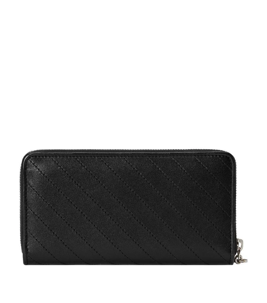 商品Gucci|Leather Blondie Zip-Around Wallet,价格¥6174,第4张图片详细描述