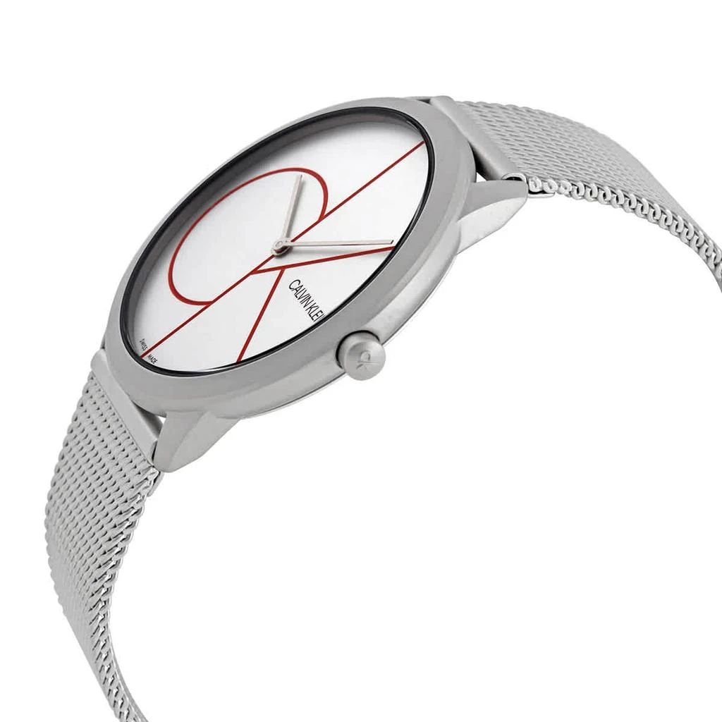 商品Calvin Klein|Minimal Quartz White Dial Men's Watch K3M51152,价格¥370,第2张图片详细描述