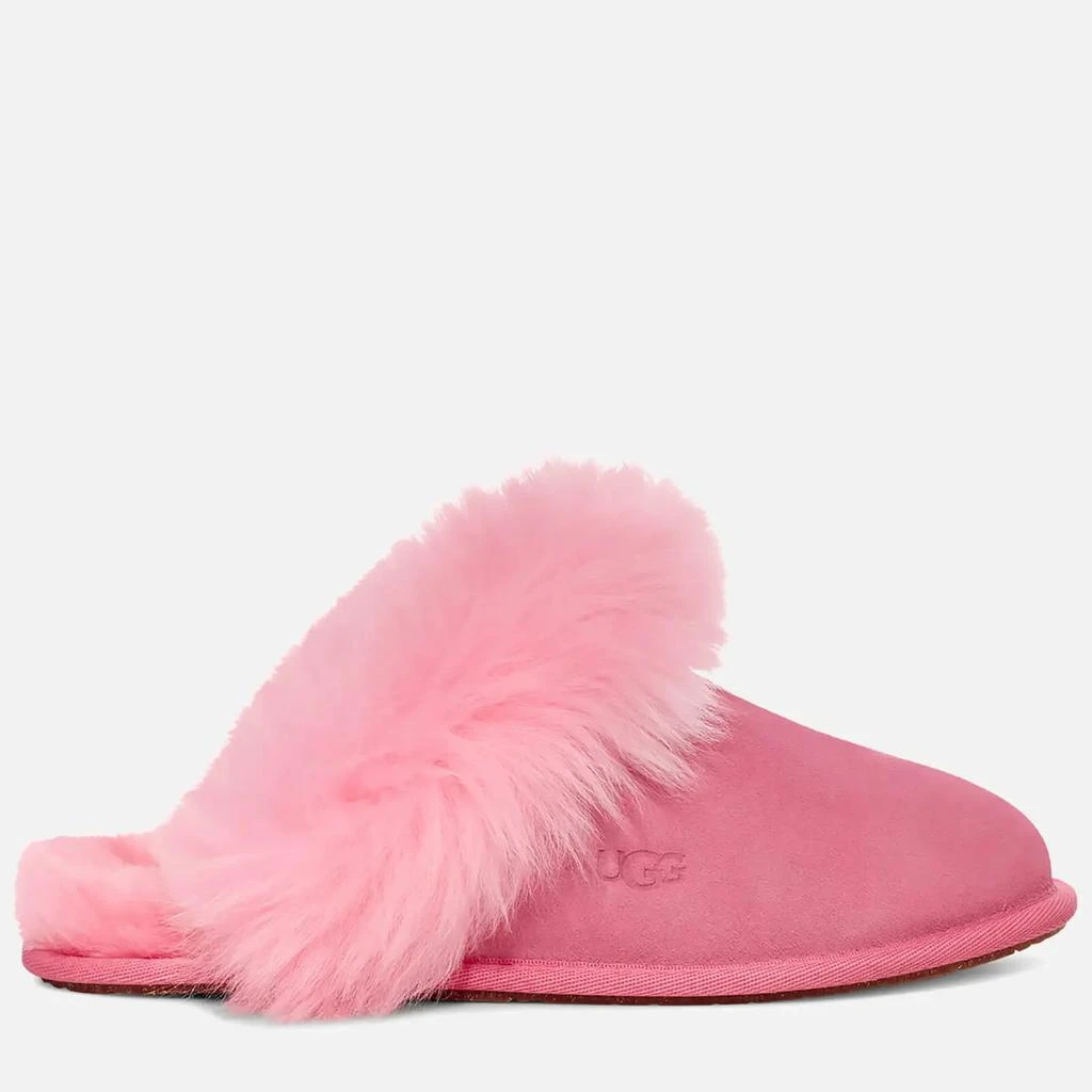 商品UGG|UGG Women's Scuff Sis Suede/Sheepskin Slippers - Pink Rose,价格¥427,第1张图片