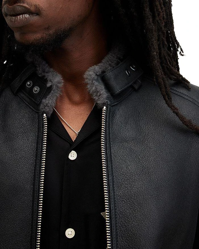 商品ALL SAINTS|Hayward Leather Jacket,价格¥8808,第5张图片详细描述
