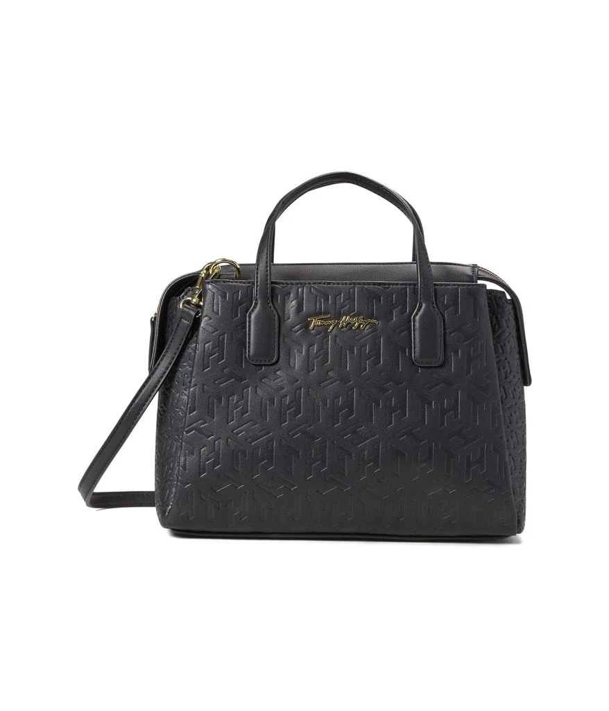 商品Tommy Hilfiger|Simone Satchel Embossed PVC,价格¥785,第1张图片